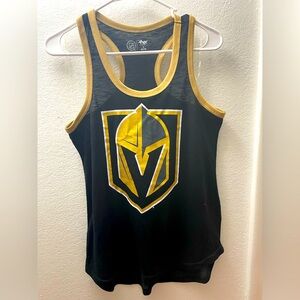 NHL Vegas Golden Knights woman ‘s razorback tank top size small NWOT
